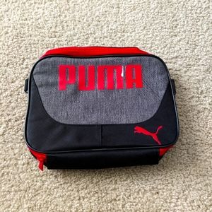Puma Lunch Bag Black, Grey, & Red